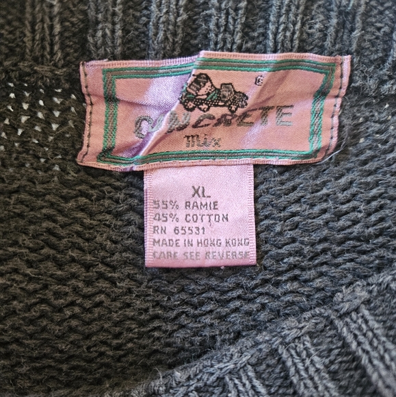 Vintage Concrete Mix Southwest Pattern Crewneck Sweater - Picture 9 of 9